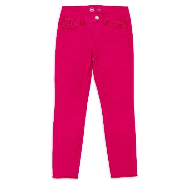 Wonder Nation Girls Fashion Jegging Racing Pink Corduroy Size L/G 10-12 (Plus) - Picture 1 of 13